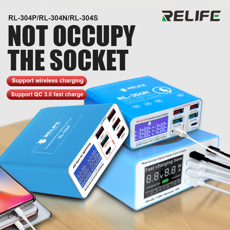 Phone Accessories Vivo - RL-304S RL-304N RL-304P RELIFE 6 Port