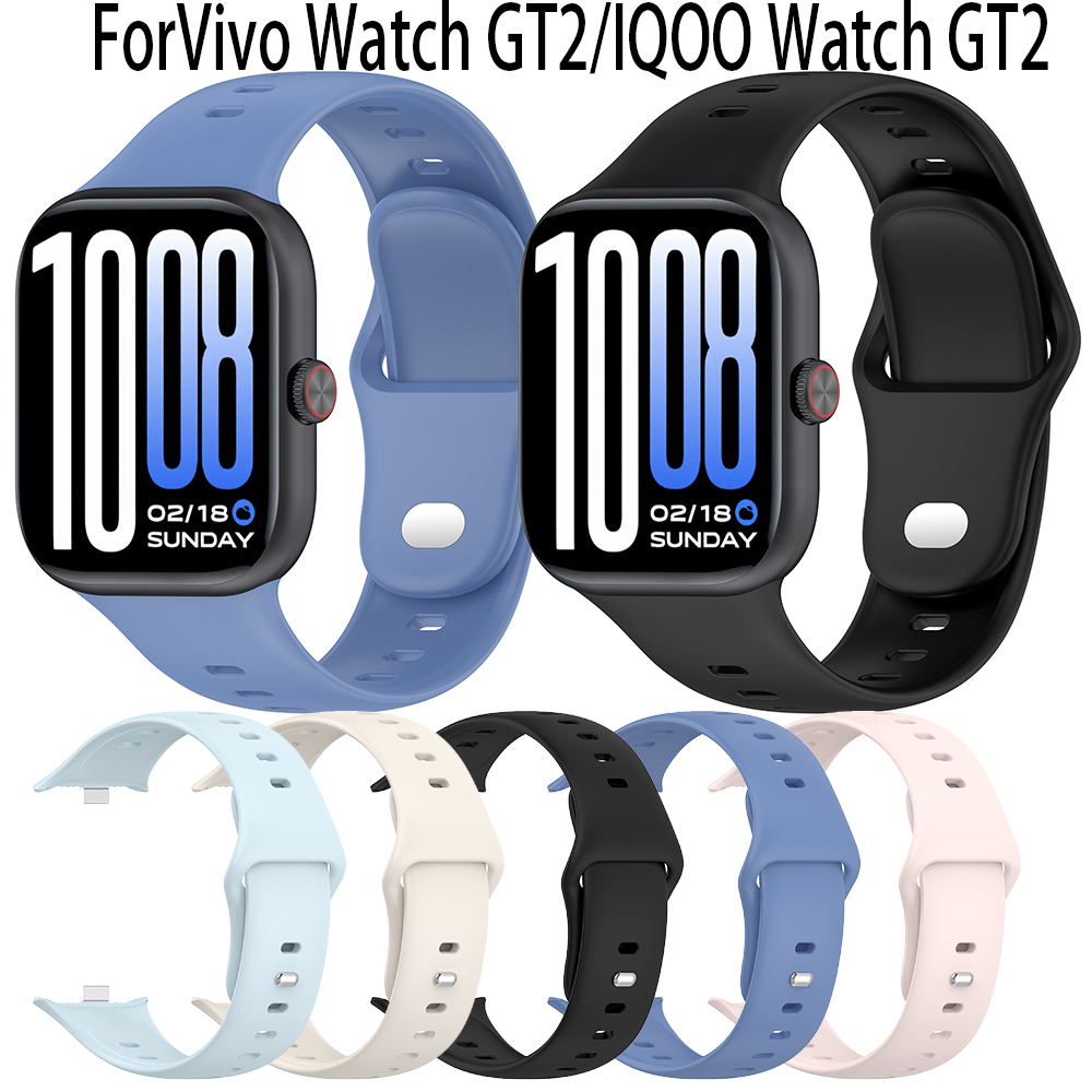 Phone Accessories Vivo - Tali Jam Tangan Silikon Lembut untuk