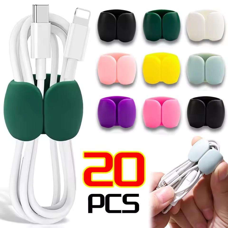 Phone Accessories Charger - 10/5/1 Buah Pengatur Kabel Multifungsi Tempat