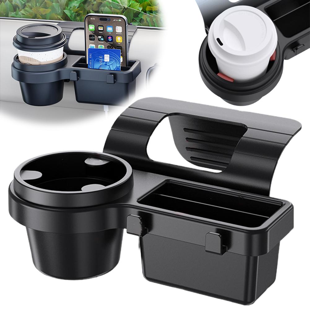 Phone Accessories Rack - Kotak Organizer Mobil dengan Tempat Cangkir,