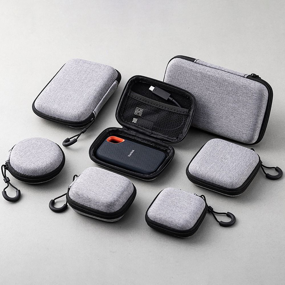 Phone Accessories Usa - 1Pcs Tas Penyimpanan EVA untuk Earphone/Telepon/Kabel