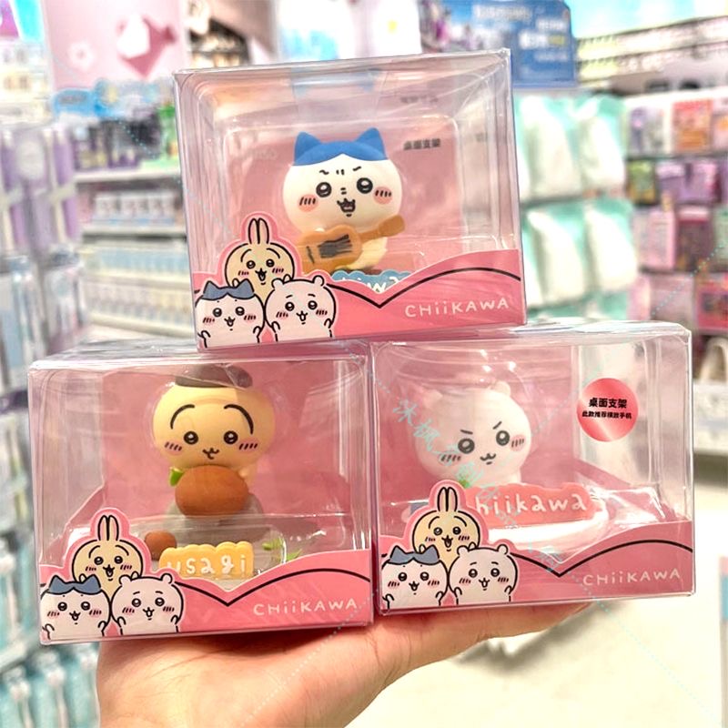 Phone Accessories Doll - Chiikawa Seri Boneka Kartun Asli Penyangga