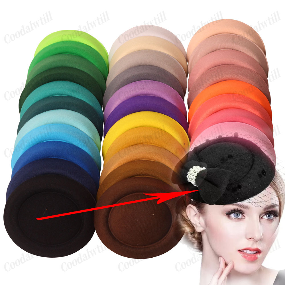 Phone Accessories On Top - Basis topi fascinator pillbox pernikahan 17CM,