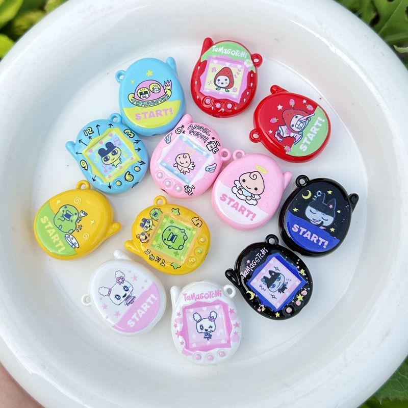 Phone Accessories Doll - 1/3/6 Buah Aksesori Manik Tamagotchi Akrilik