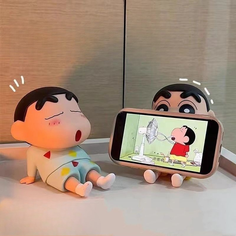 Phone Accessories Crochet - Crayon Shin-chan Tempat Ponsel Anime Jepang,