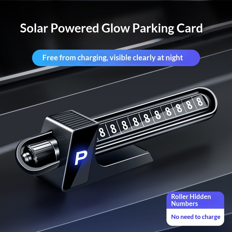 Phone Accessories You Need - Pelat Nomor Telepon Parkir LED Bertenaga
