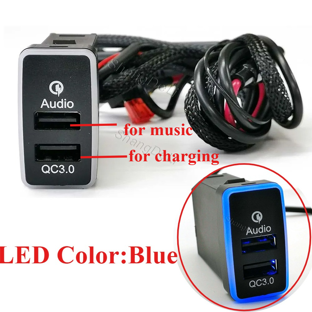 Phone Accessories Charger - 12V/24V Cocok untuk Toyota FJ Cruiser