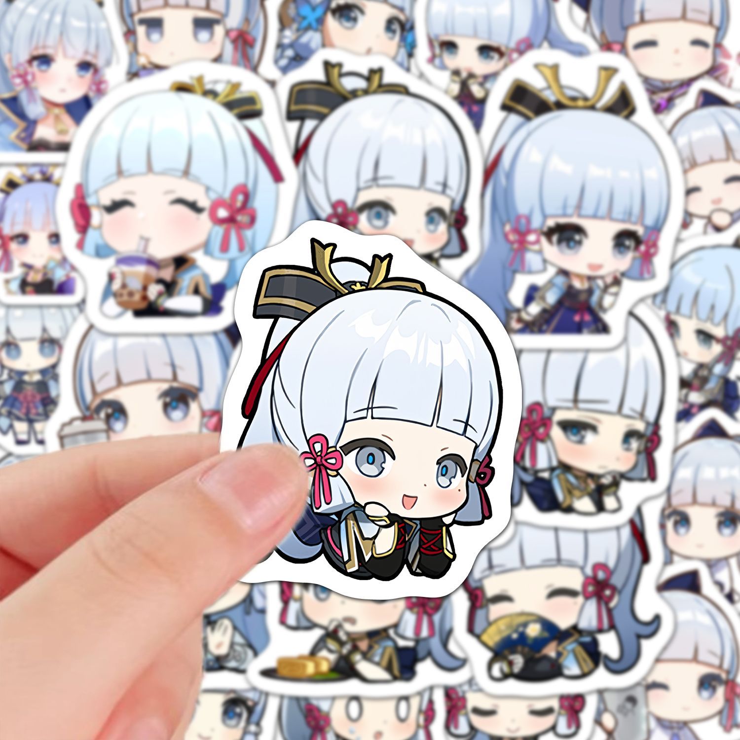 Kamisato Ayaka 60Pcs Stiker An - Phone Accessories In China ulasan dan harga