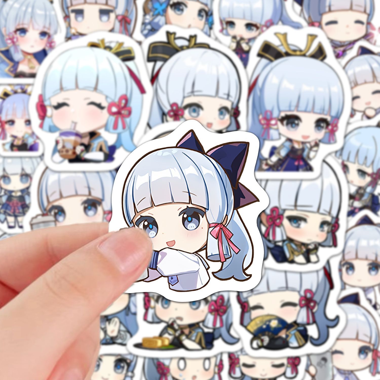Kamisato Ayaka 60Pcs Stiker An - Phone Accessories In China ulasan dan harga