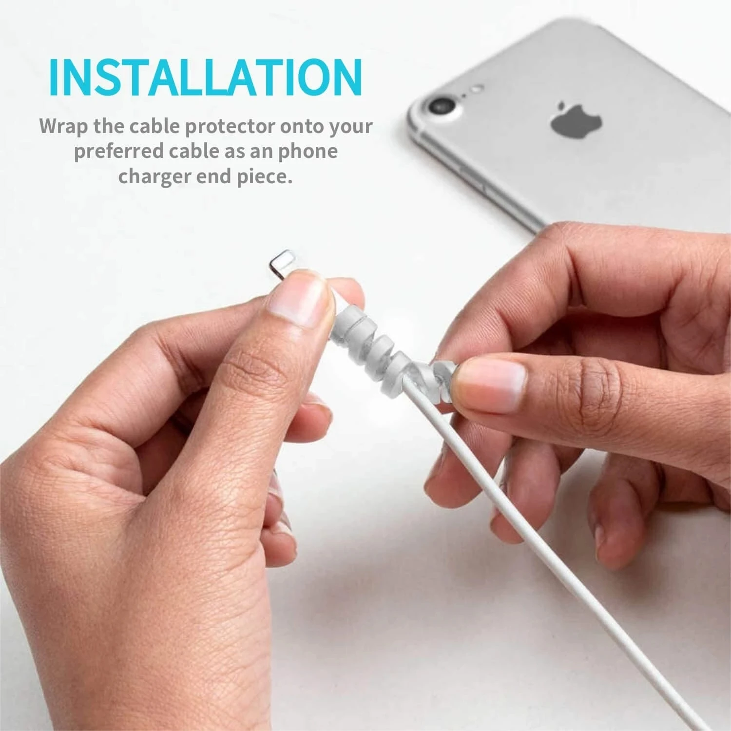 6/20pcs Pelindung Kabel Siliko - Phone Accessories Charger ulasan dan harga