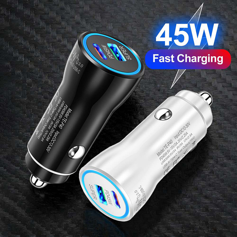 Pengisi Daya Mobil USB C 45W D - Phone Accessories Charger ulasan dan harga
