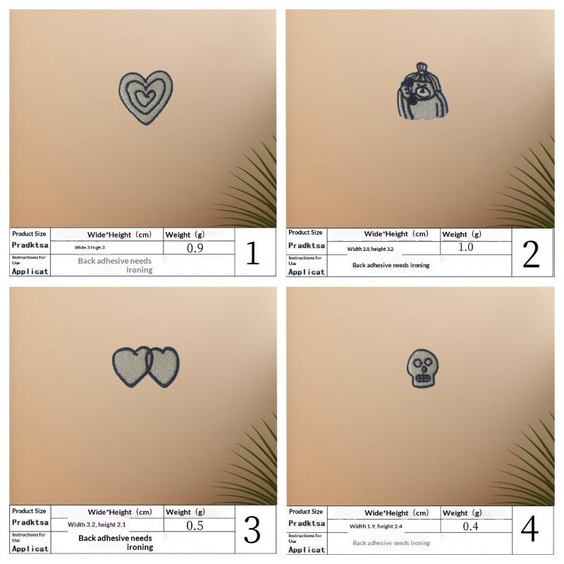 1Set Patch Bordir Hati Kucing  - Phone Accessories Usa ulasan dan harga