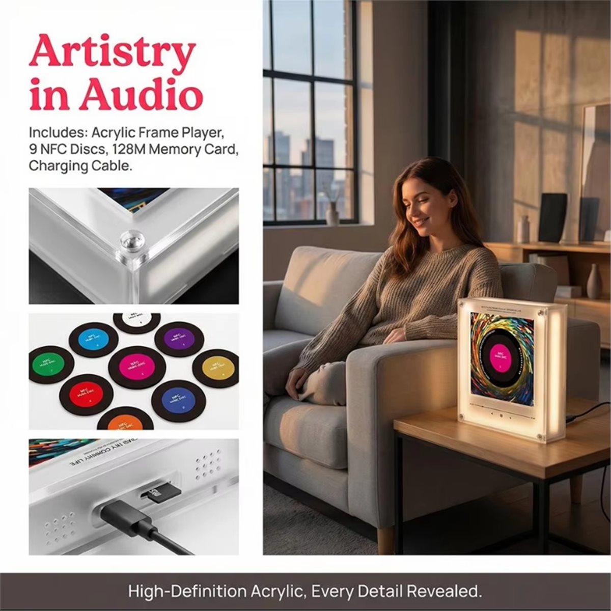 DTC5 NFC Touch Song Player Sen - Phone Accessories You Need ulasan dan harga
