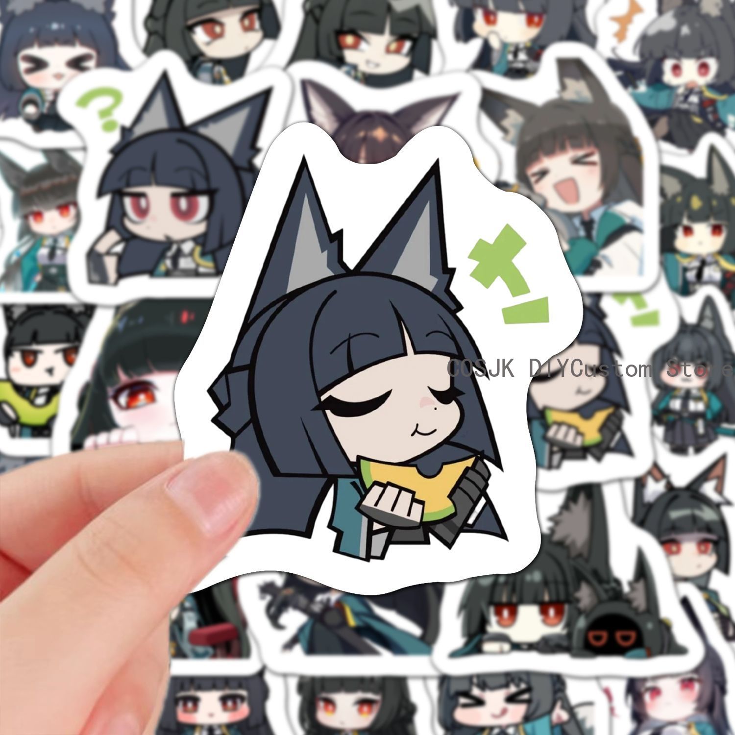 60 Buah Stiker Anime Versi Q Z - Phone Accessories In China ulasan dan harga