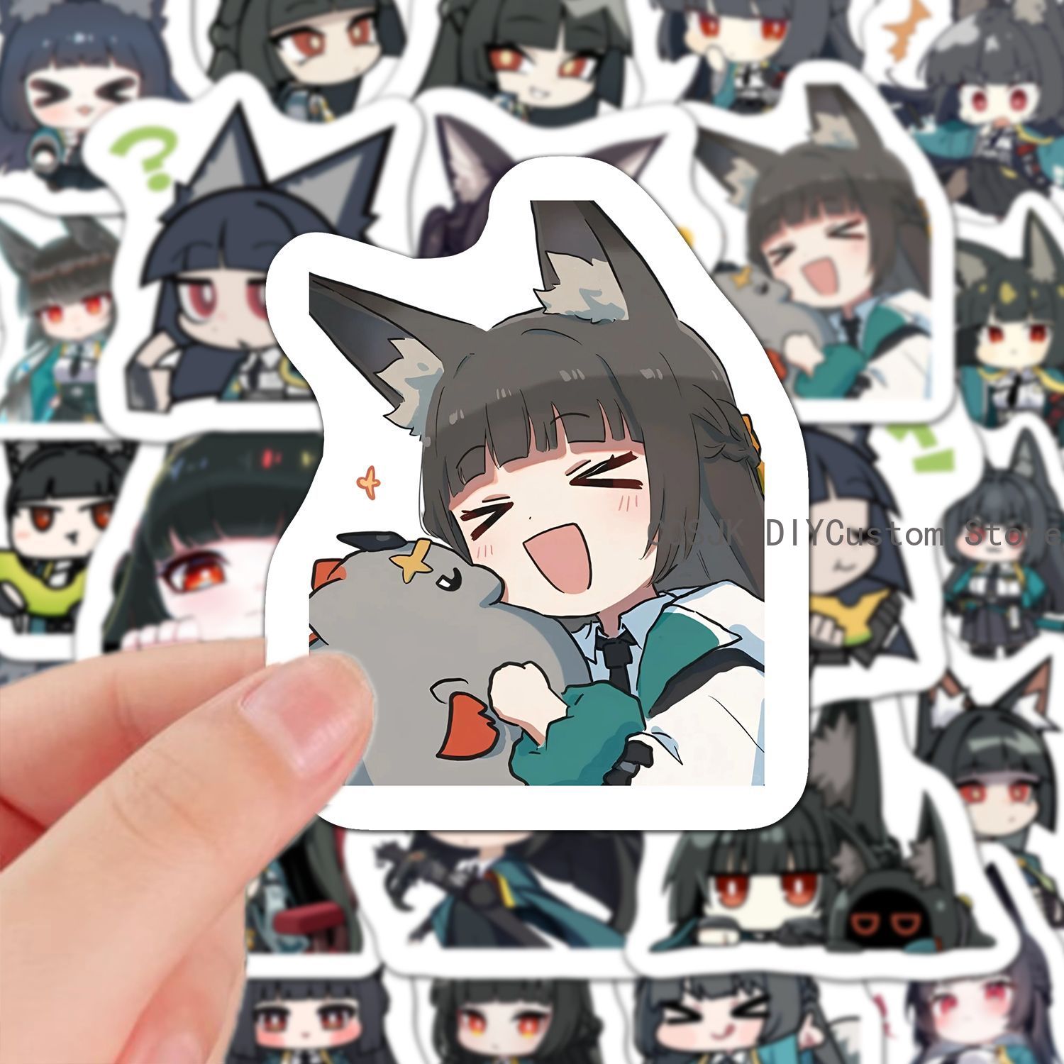 60 Buah Stiker Anime Versi Q Z - Phone Accessories In China ulasan dan harga