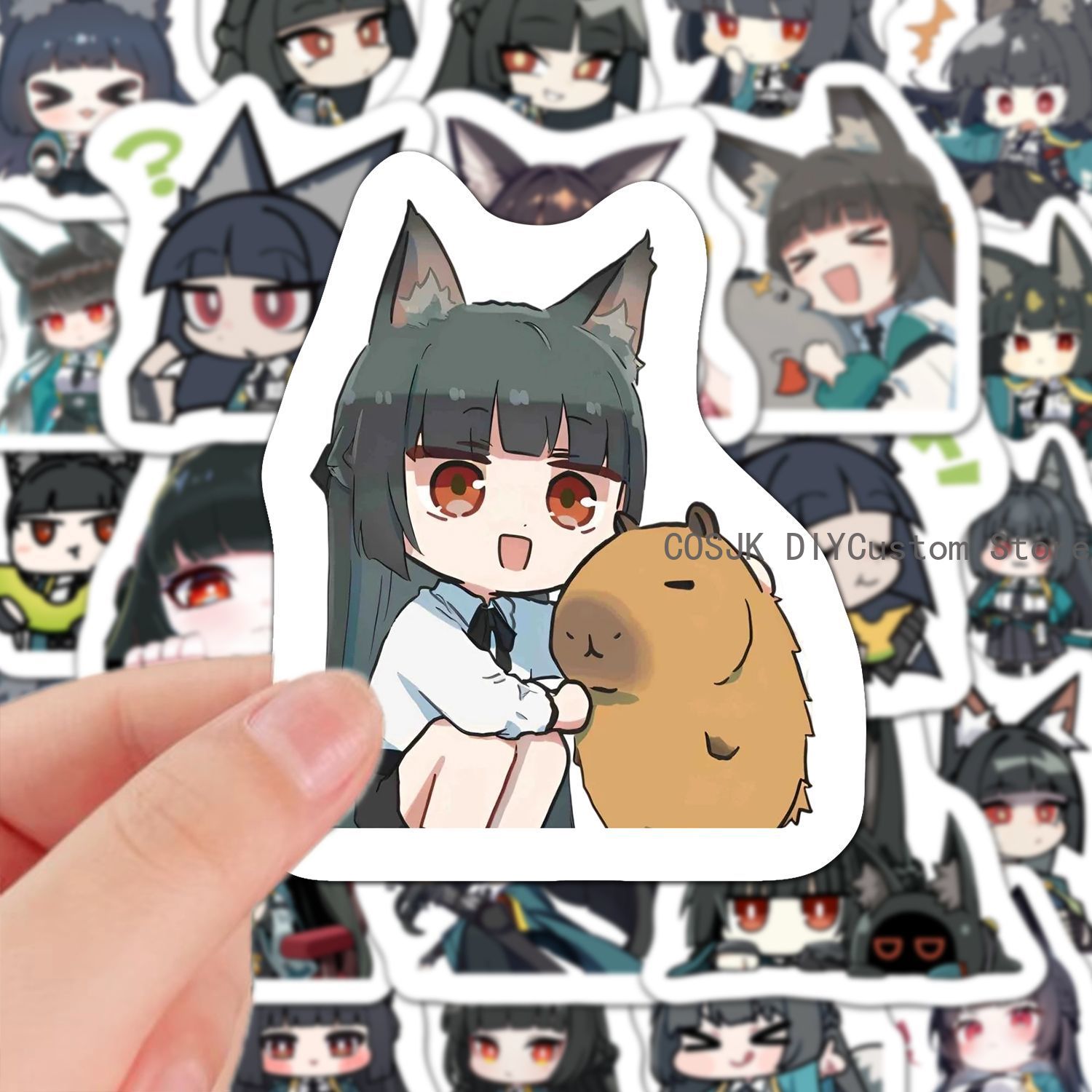 60 Buah Stiker Anime Versi Q Z - Phone Accessories In China ulasan dan harga