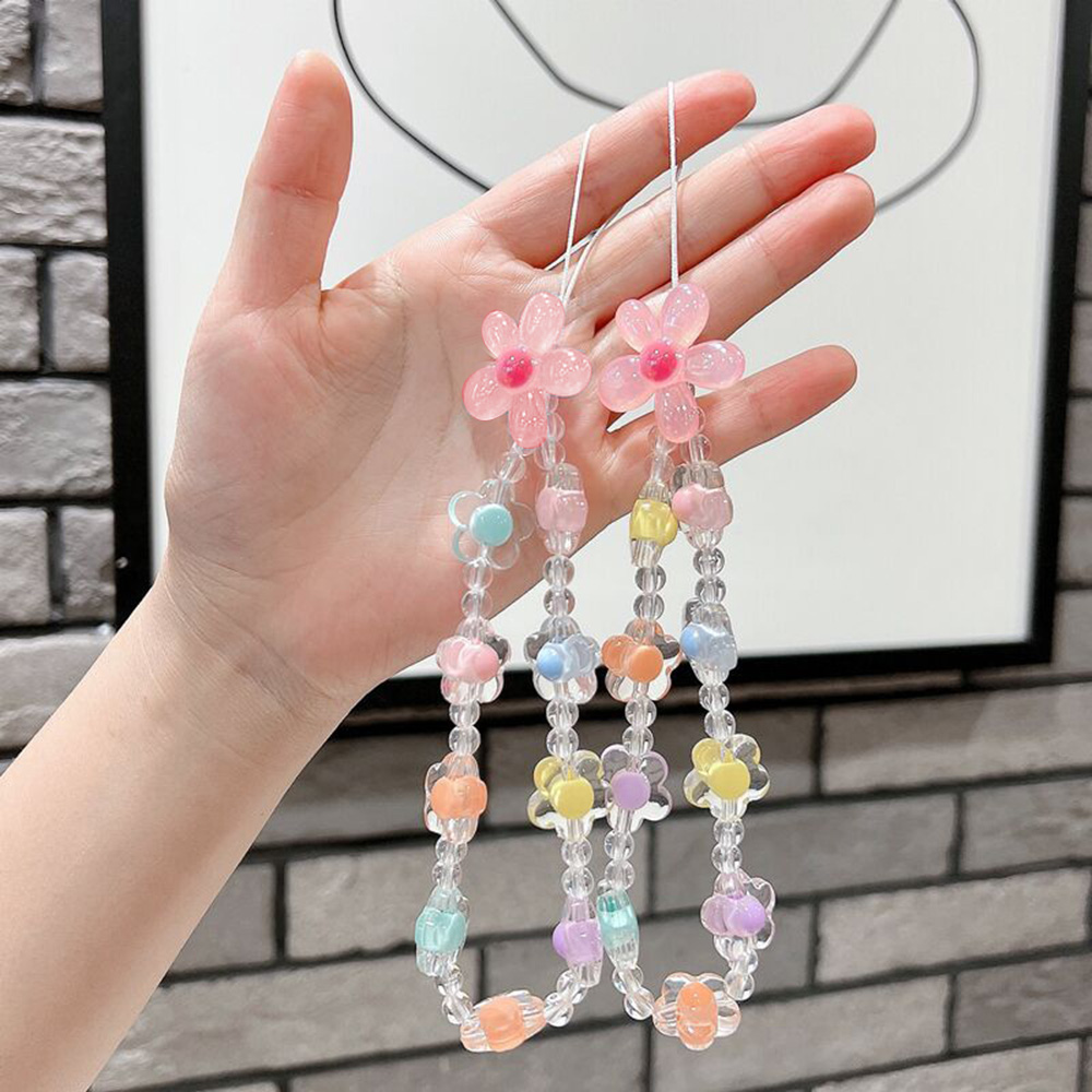 Rantai Ponsel Manik-Manik Bung - Phone Accessories Crochet ulasan dan harga
