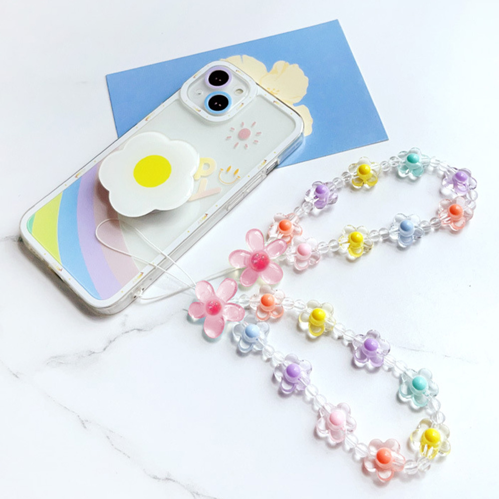 Rantai Ponsel Manik-Manik Bung - Phone Accessories Crochet ulasan dan harga