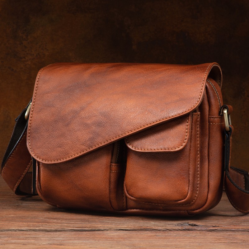 Tas Selempang Kulit Pria yang  - Phone Accessories In China ulasan dan harga