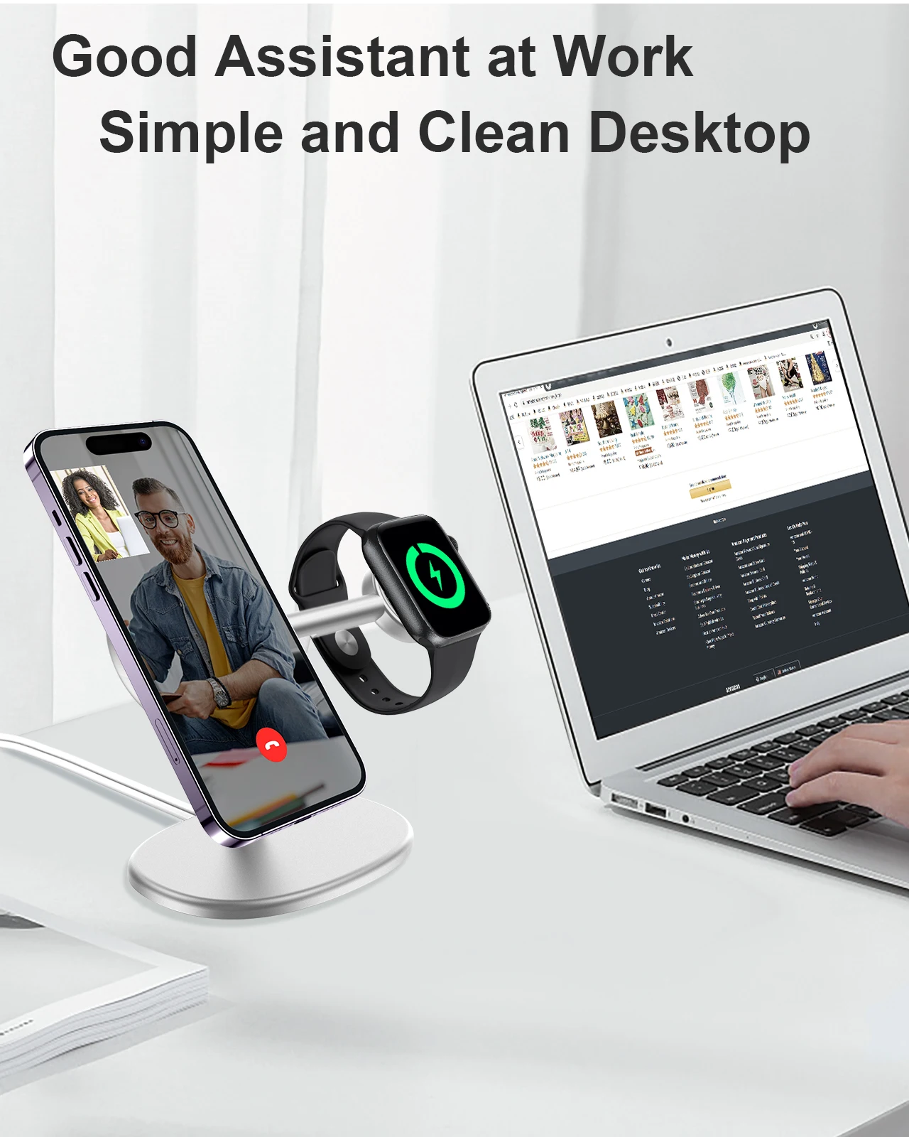 EWA 2-in-1 Dudukan Telepon Mej - Phone Accessories Charger ulasan dan harga