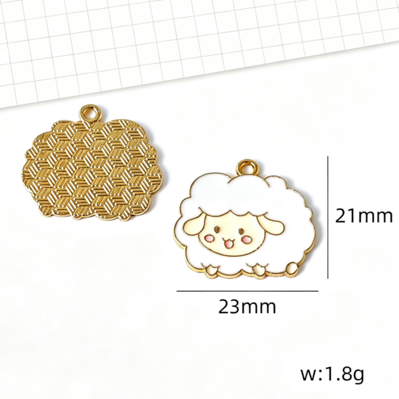 10 buah liontin kartun hewan k - Phone Accessories Usa ulasan dan harga