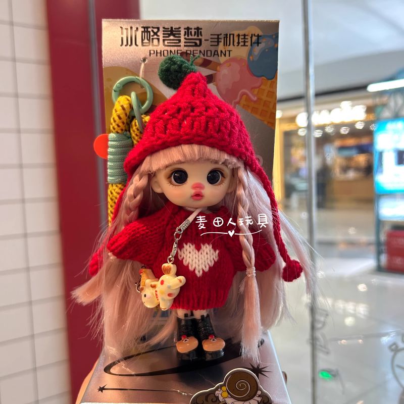 Boneka Mini Bjd 14cm, Boneka V - Phone Accessories Doll ulasan dan harga