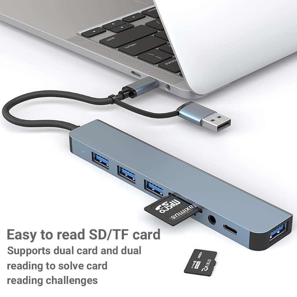 Stasiun Docking USB 9-in-1 Dua - Phone Accessories You Need ulasan dan harga