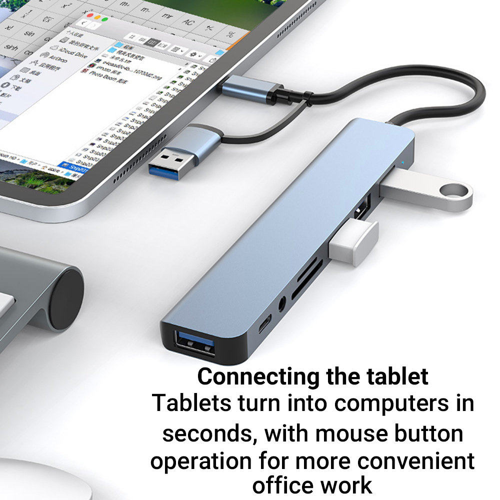 Stasiun Docking USB 9-in-1 Dua - Phone Accessories You Need ulasan dan harga