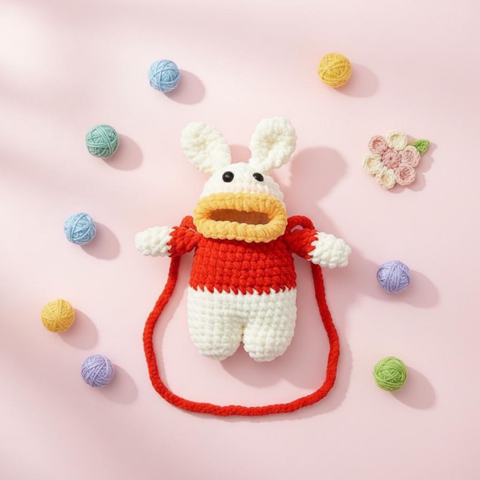 Tas Ponsel Katak Rajut Crochet - Phone Accessories Crochet ulasan dan harga