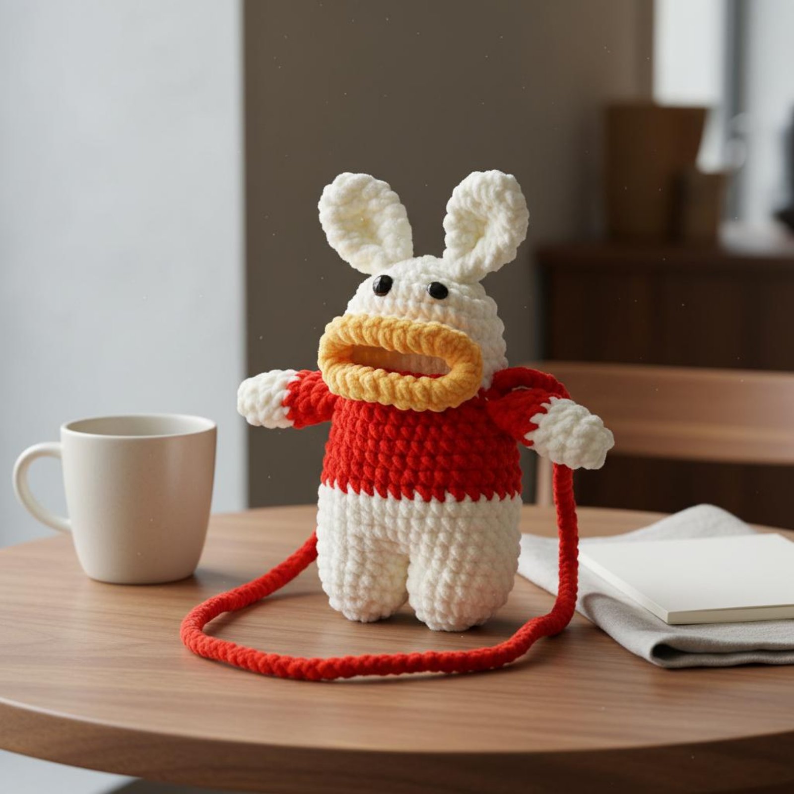 Tas Ponsel Katak Rajut Crochet - Phone Accessories Crochet ulasan dan harga
