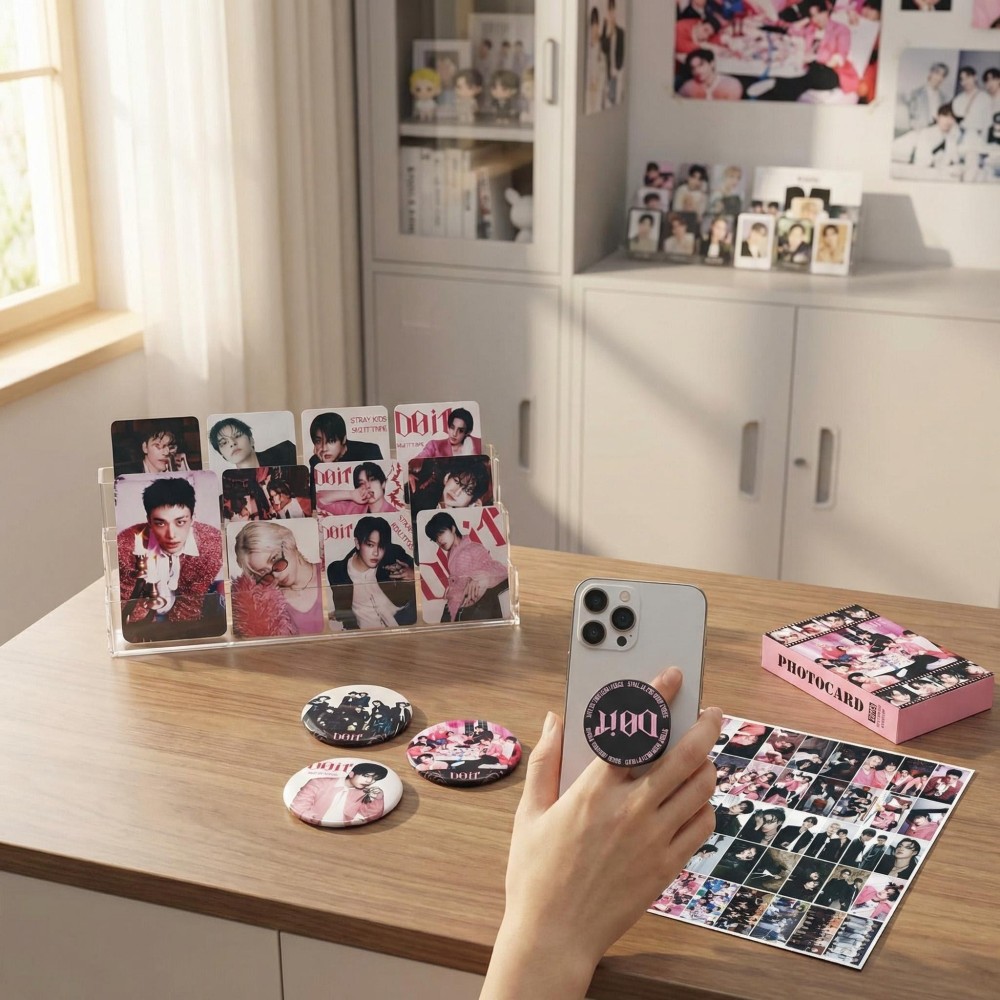 Stiker Kartu Foto Kpop Stray S - Phone Accessories Crochet ulasan dan harga