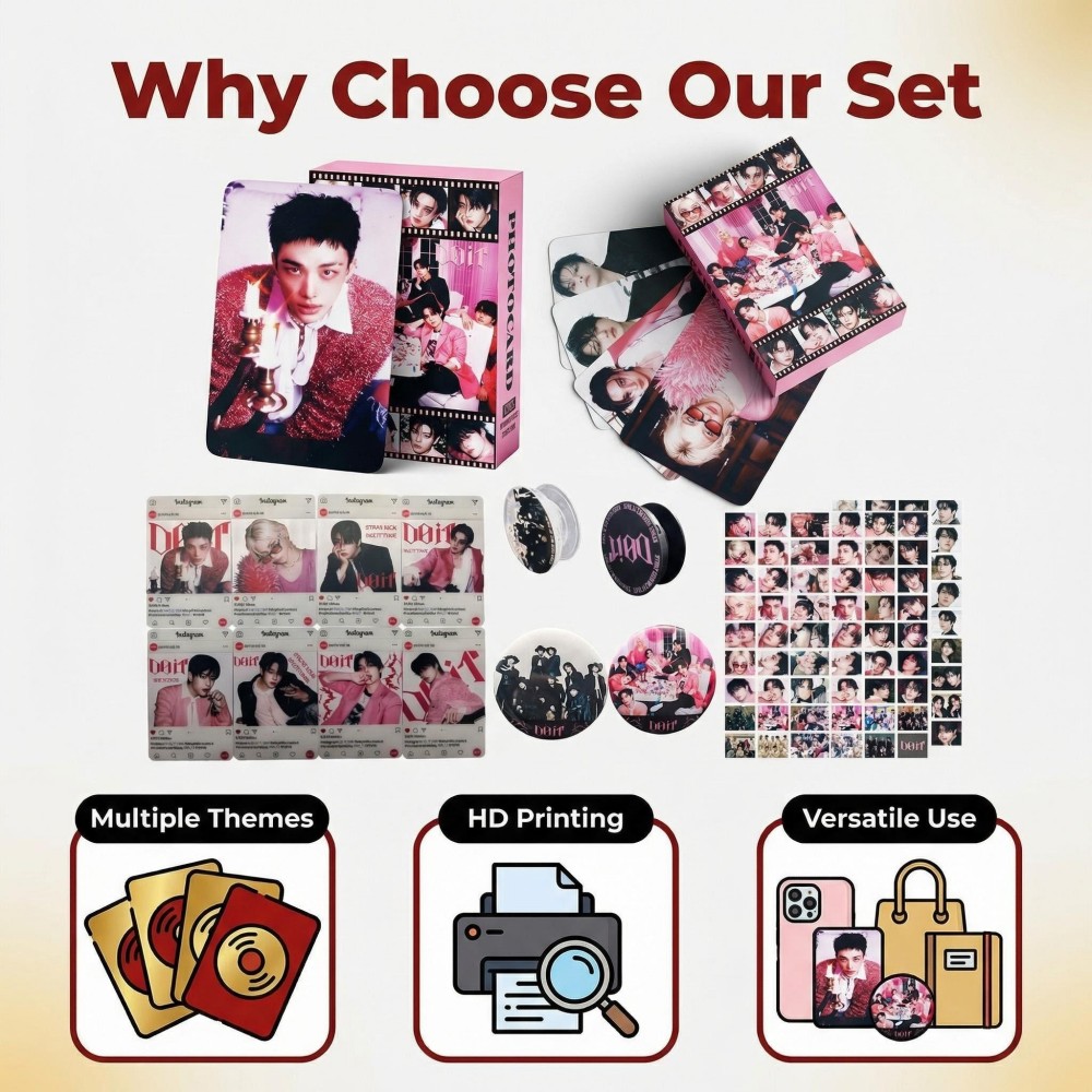 Stiker Kartu Foto Kpop Stray S - Phone Accessories Crochet ulasan dan harga