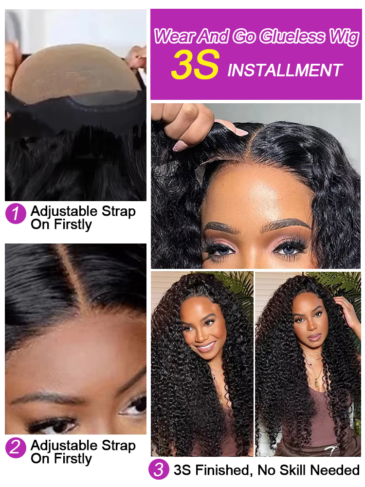 Wig Rambut Manusia Deep Water  - Phone Accessories On Top ulasan dan harga