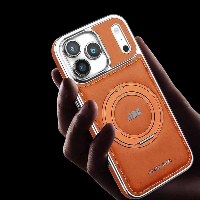 Casing Ponsel Kulit Mewah deng - Phone Accessories Popsocket ulasan dan harga