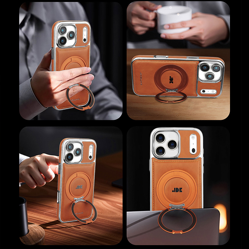 Casing Ponsel Kulit Mewah deng - Phone Accessories Popsocket ulasan dan harga