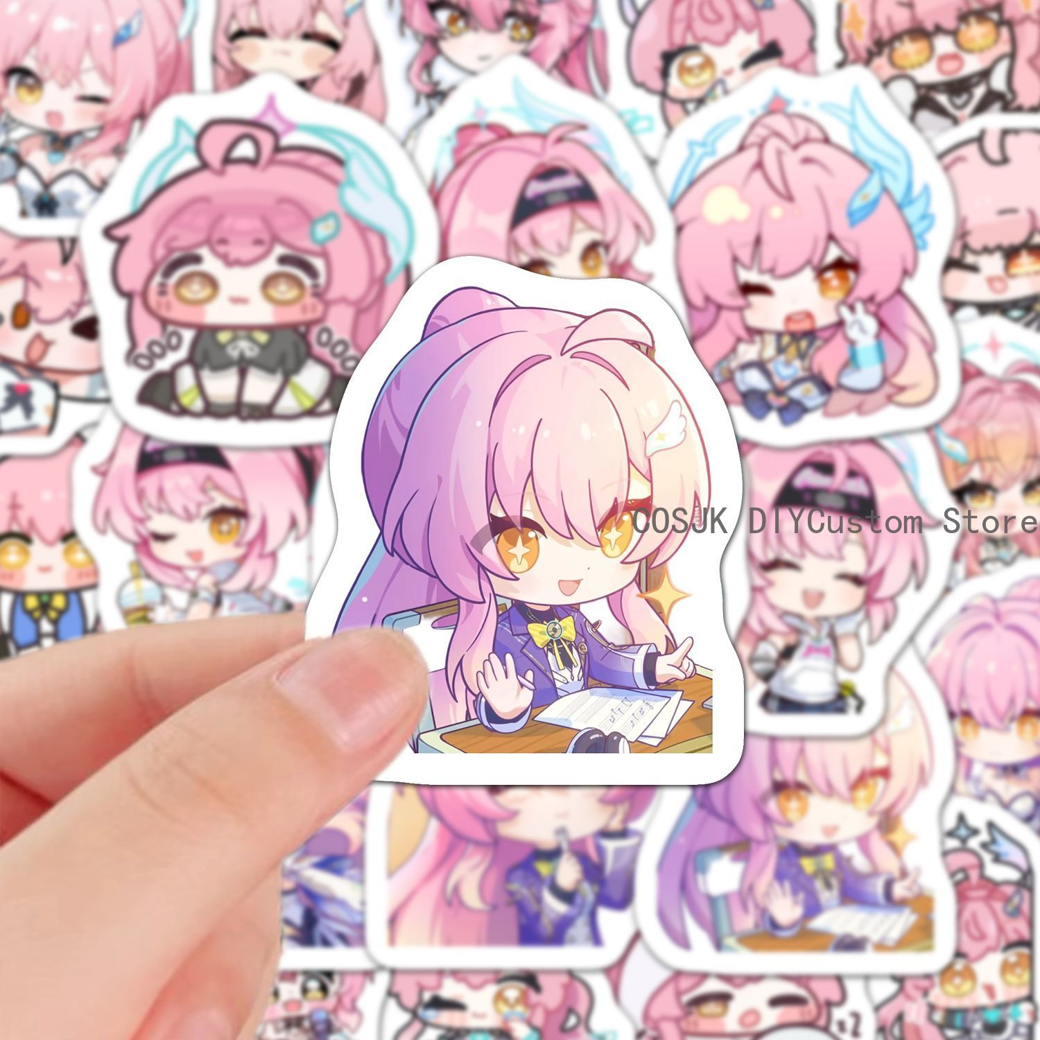 60 Buah Stiker Anime Versi Q G - Phone Accessories In China ulasan dan harga