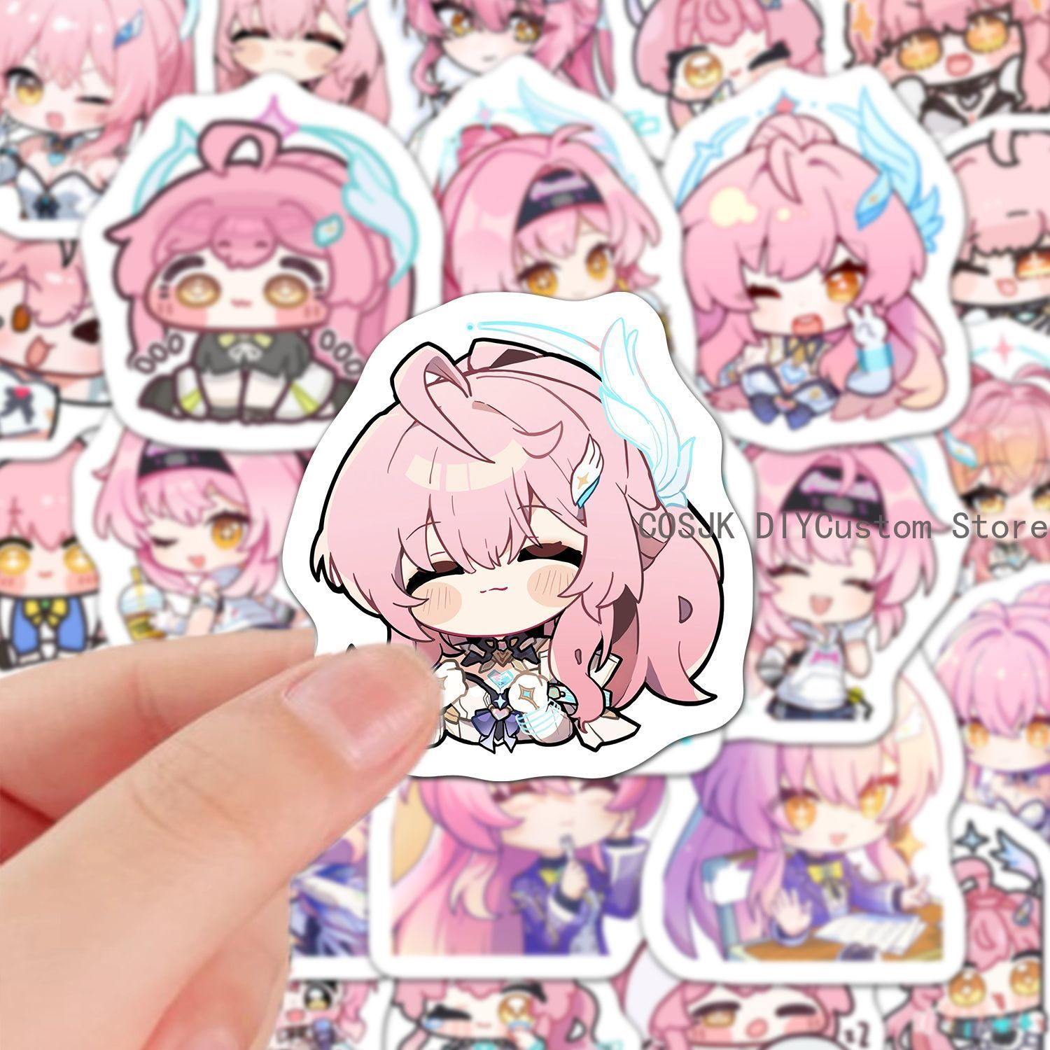 60 Buah Stiker Anime Versi Q G - Phone Accessories In China ulasan dan harga