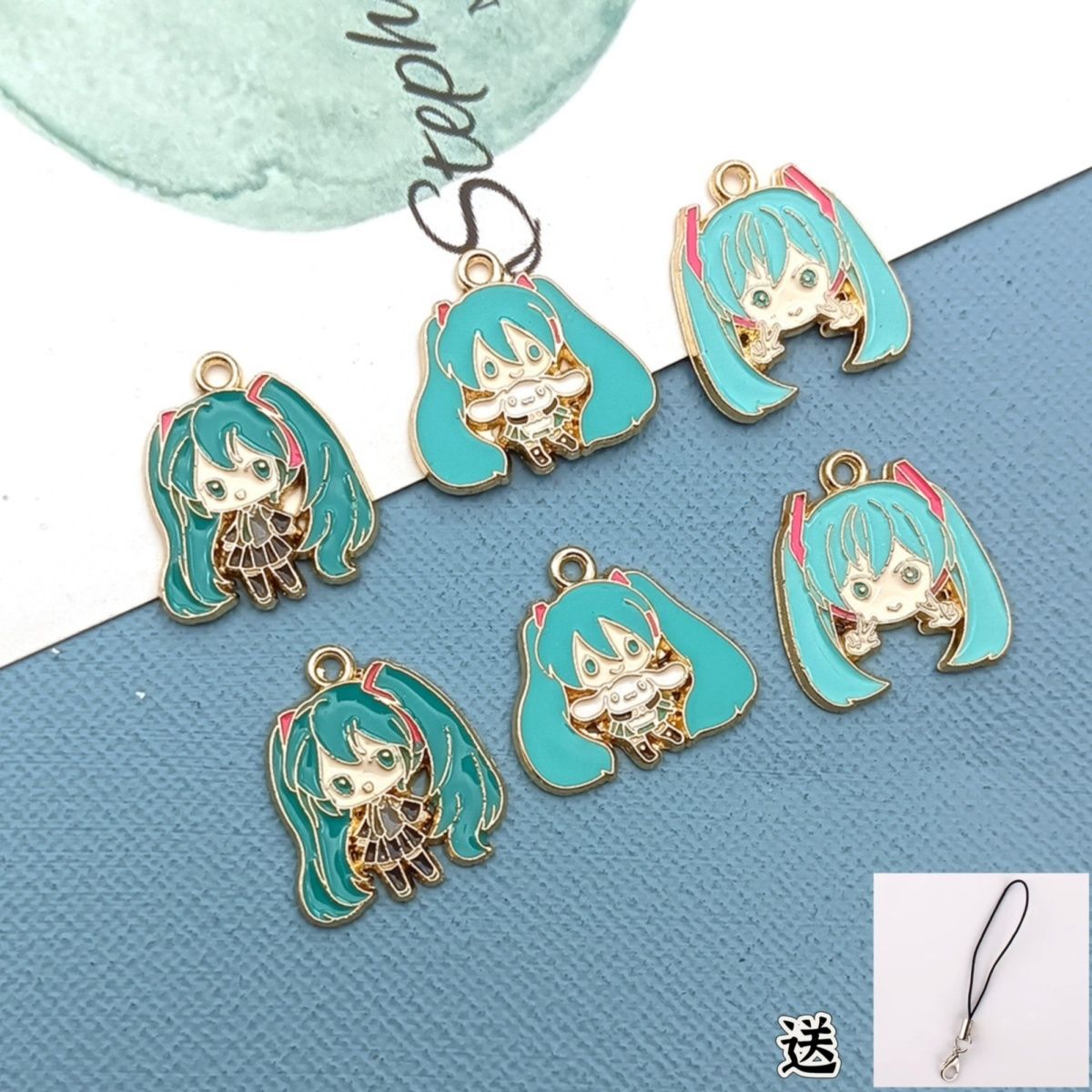 Periferal Hatsune Miku, anime  - Phone Accessories Doll ulasan dan harga