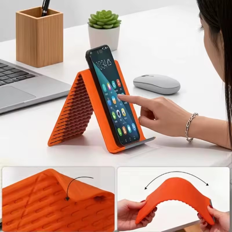 Penyangga Ponsel Portabel Sili - Phone Accessories Crochet ulasan dan harga